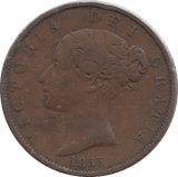 1855 HALFPENNY ( GF ) - Halfpenny - Cambridgeshire Coins