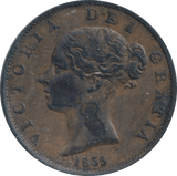 1855 HALFPENNY ( GVF ) - HALFPENNY - Cambridgeshire Coins