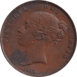1855 OT PENNY ( AUNC ) - PENNY - Cambridgeshire Coins