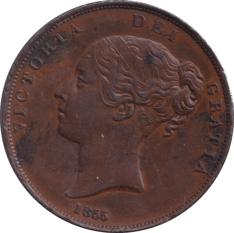 1855 PENNY ( EF ) - PENNY - Cambridgeshire Coins