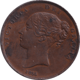 1855 PENNY ( EF ) - PENNY - Cambridgeshire Coins