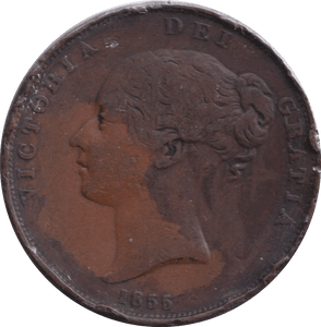 1855 PENNY ( FINE ) - PENNY - Cambridgeshire Coins