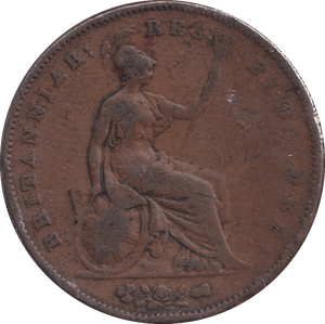 1855 PENNY ( FINE ) - PENNY - Cambridgeshire Coins