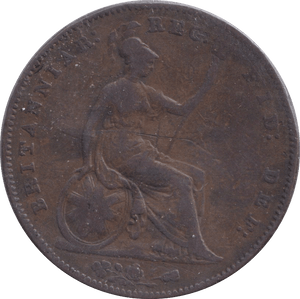 1855 PENNY ( FINE ) - PENNY - Cambridgeshire Coins