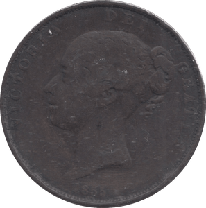 1855 PENNY ( FINE ) - PENNY - Cambridgeshire Coins
