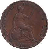 1855 PENNY ( FINE ) - PENNY - Cambridgeshire Coins