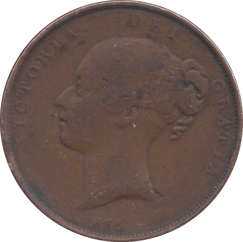 1855 PENNY ( FINE ) - PENNY - Cambridgeshire Coins