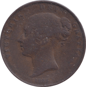 1855 PENNY ( FINE ) - PENNY - Cambridgeshire Coins