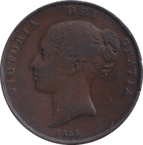 1855 PENNY ( NF ) - PENNY - Cambridgeshire Coins