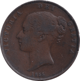 1855 PENNY ( NF ) - PENNY - Cambridgeshire Coins