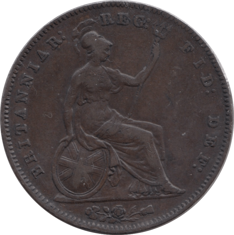 1855 PENNY ( VF ) - Penny - Cambridgeshire Coins
