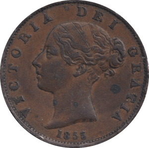 1855 PENNY VICTORIA ( EF ) - PENNY - Cambridgeshire Coins