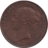 1855 PENNY VICTORIA ( VF ) - PENNY - Cambridgeshire Coins