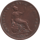 1855 PENNY VICTORIA ( VF ) - PENNY - Cambridgeshire Coins