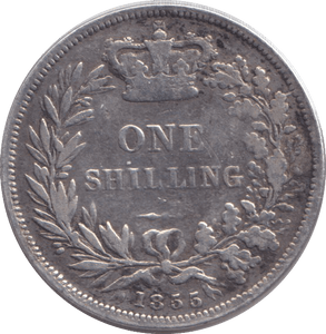 1855 SHILLING ( GF ) - SHILLING - Cambridgeshire Coins