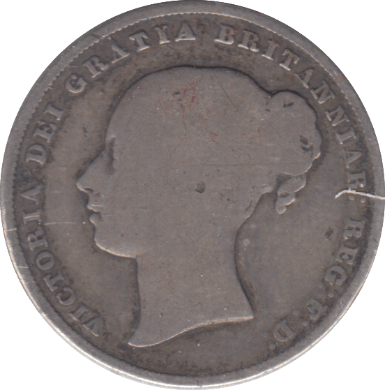 1855 SHILLING ( NF ) - SHILLING - Cambridgeshire Coins