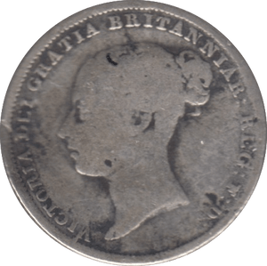 1855 SIXPENCE ( FAIR ) - SIXPENCE - Cambridgeshire Coins