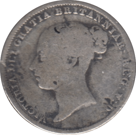 1855 SIXPENCE ( FAIR ) - SIXPENCE - Cambridgeshire Coins