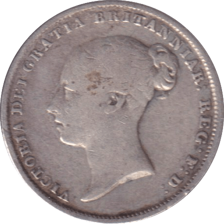 1855 SIXPENCE ( NF ) - SIXPENCE - Cambridgeshire Coins