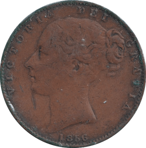 1856 FARTHING ( FINE ) - FARTHING - Cambridgeshire Coins