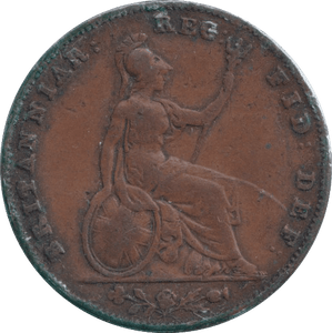 1856 FARTHING ( FINE ) - FARTHING - Cambridgeshire Coins