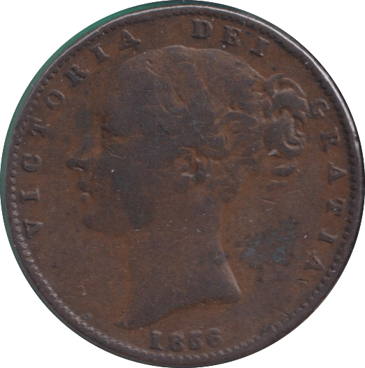 1856 FARTHING ( FINE ) - FARTHING - Cambridgeshire Coins