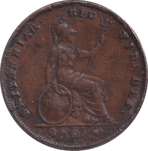 1856 FARTHING ( GVF ) - FARTHING - Cambridgeshire Coins