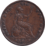 1856 FARTHING ( GVF ) - FARTHING - Cambridgeshire Coins