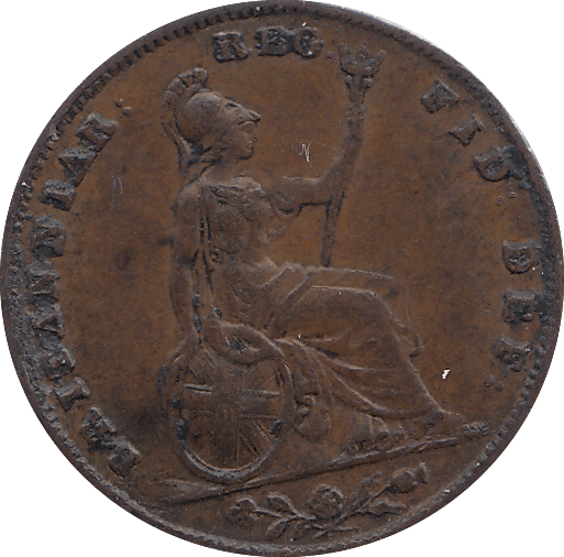 1856 FARTHING ( GVF ) - FARTHING - Cambridgeshire Coins