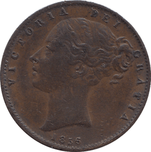 1856 FARTHING ( GVF ) - FARTHING - Cambridgeshire Coins