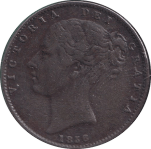 1856 FARTHING ( VF ) - FARTHING - Cambridgeshire Coins