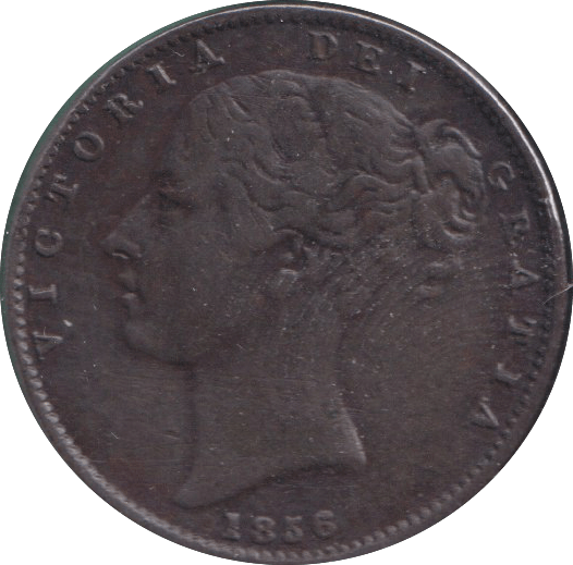 1856 FARTHING ( VF ) - FARTHING - Cambridgeshire Coins