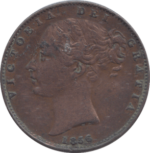 1856 FARTHING ( VF ) - FARTHING - Cambridgeshire Coins