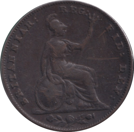 1856 FARTHING ( VF ) - FARTHING - Cambridgeshire Coins