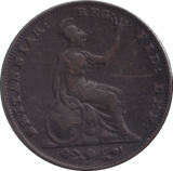 1856 FARTHING ( VF ) - FARTHING - Cambridgeshire Coins