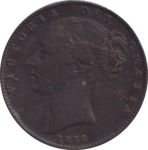 1856 FARTHING ( VF ) - FARTHING - Cambridgeshire Coins