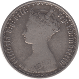 1856 FLORIN ( FINE ) - FLORIN - Cambridgeshire Coins
