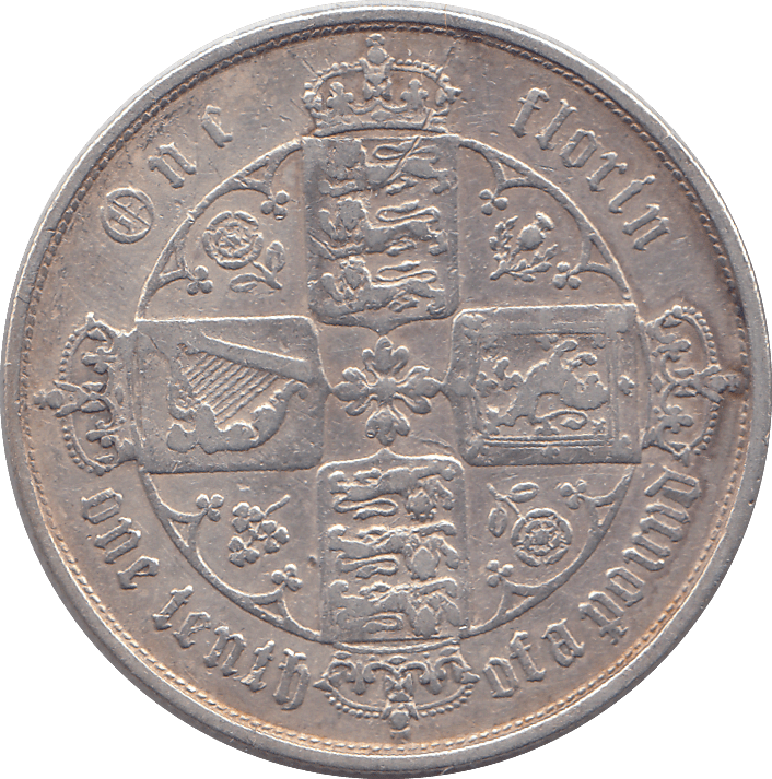 1856 FLORIN ( GF ) - FLORIN - Cambridgeshire Coins