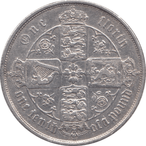 1856 FLORIN ( GF ) NO STOP - FLORIN - Cambridgeshire Coins