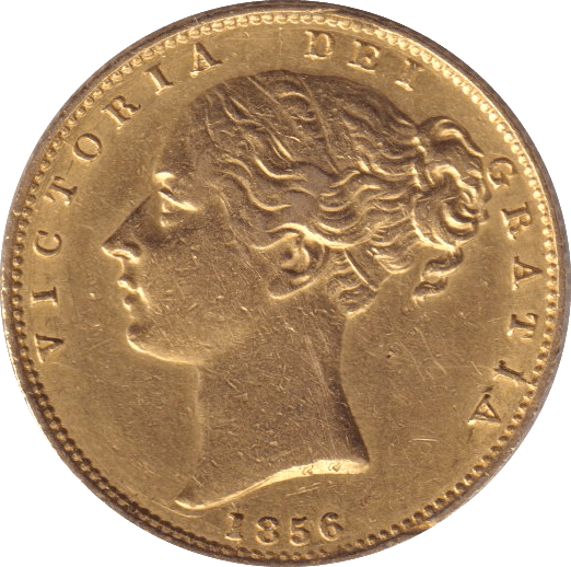 1856 GOLD SOVEREIGN ( GVF ) - SOVEREIGN - Cambridgeshire Coins