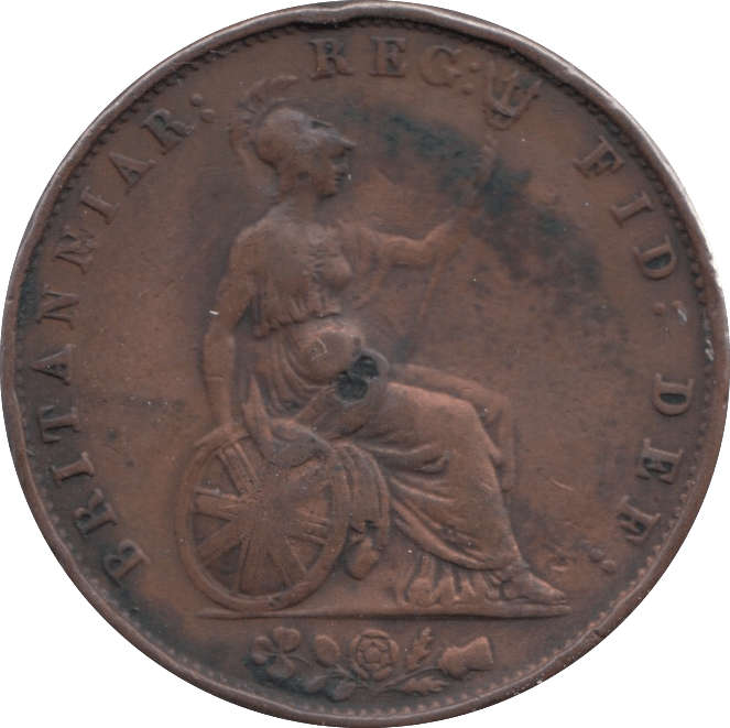 1856 HALFPENNY ( FINE ) - Halfpenny - Cambridgeshire Coins