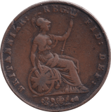1856 HALFPENNY ( FINE ) - HALFPENNY - Cambridgeshire Coins