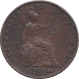 1856 HALFPENNY ( VF ) - HALFPENNY - Cambridgeshire Coins