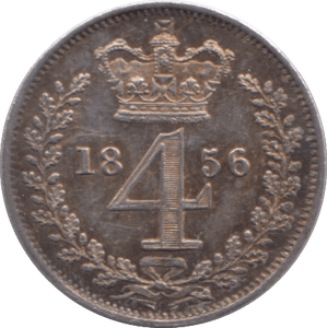 1856 MAUNDY FOURPENCE ( UNC ) - MAUNDY FOURPENCE - Cambridgeshire Coins