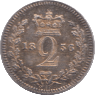 1856 MAUNDY TWOPENCE ( UNC ) - MAUNDY TWOPENCE - Cambridgeshire Coins