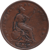 1856 PENNY ( FINE ) - PENNY - Cambridgeshire Coins