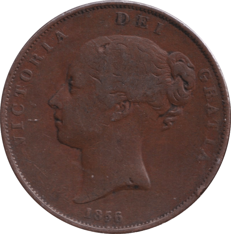 1856 PENNY ( FINE ) - PENNY - Cambridgeshire Coins