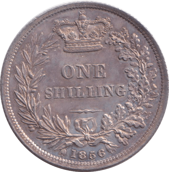 1856 SHILLING ( BU ) - SHILLING - Cambridgeshire Coins