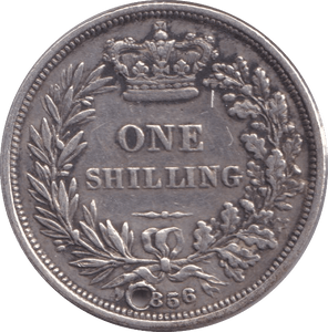 1856 SHILLING ( FINE ) HOLED - SHILLING - Cambridgeshire Coins