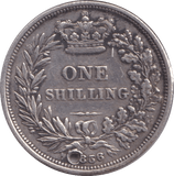 1856 SHILLING ( FINE ) HOLED - SHILLING - Cambridgeshire Coins